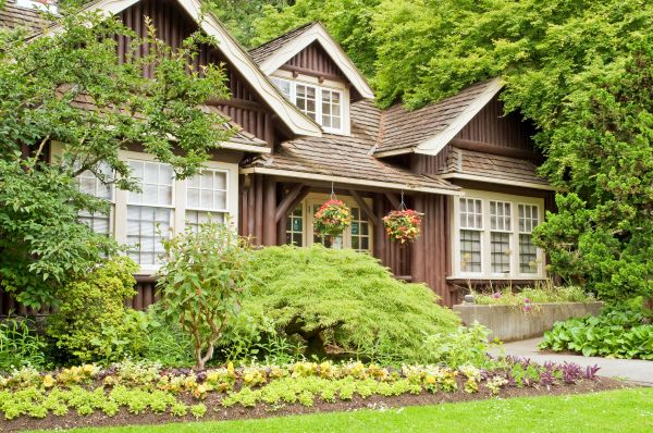 Log Home Landscaping in Arvada